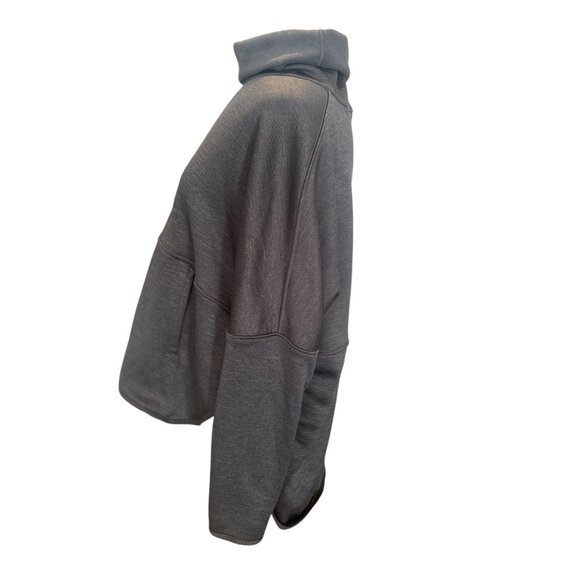 The North Face Cowl Neck Pullover Sweatshirt Women’s M/L Gray Funnel Neck Cozy - Picture 3 of 12